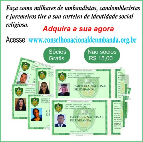 Carteira de Identidade Social Religiosa